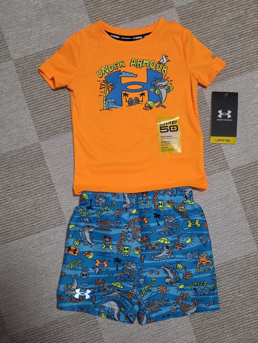 Under Armour Toddler Boys' Shark Swim Set